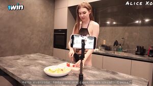 Alice XO - Backstage. A Blogger Was Fucked On A Cooking Show's Cam show and profile