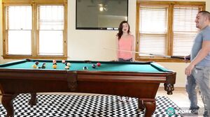 Hailey Little Rides A Cock On Top Of A Pool Table In HD's Cam show and profile