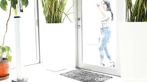 Jeans White Black's Cam show and profile